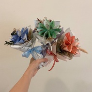 RM1-RM10 CASH MONEY BOUQUET | 钱花束 Bunga Bouquet Duit Cash Handmade Preserved Dried Flower Bouquet Rose Birthday Gift