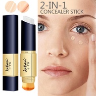 2-in-1 Concealer Stick Color Changing Double-headed Cosmetics Concealer Natural Delicate Acne J5m6