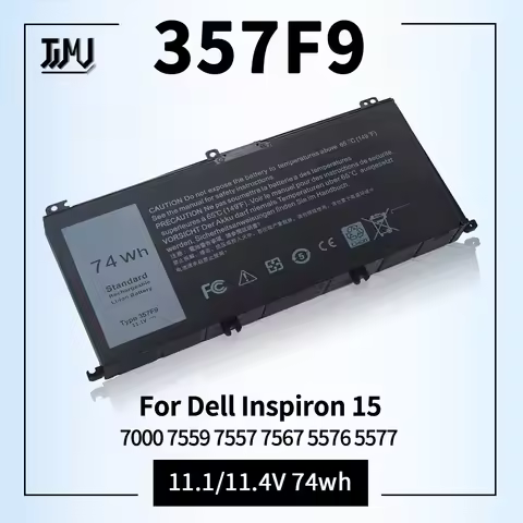 74WH 357F9 Laptop Battery for Dell Inspiron 15 7000 7559 7557 7567 5576 5577 INS15PD Series P65F 71J