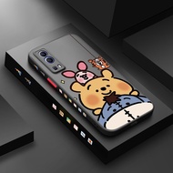 VIVO Y72 5G Y52 5G Case Winnie the Pooh Hard Casing Side Full Back Cover Shockproof Protection Cases