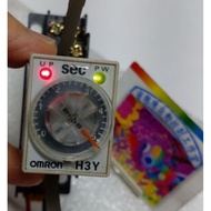 Second-Hand H3Y-2 OMRON [5 Seconds] 12v TIMER T & C T3Y [6 Minutes] 2 Pole 8 Feet/