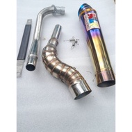 Nlk Pipe canister contour open specs exhaust Pipe for Wave 125 Xrm 110/125 Wave 100/110/115 Rs125 Fu