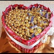 hantaran coklat love boleh custom tukar coklat
