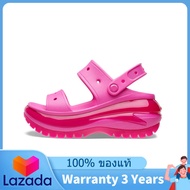 ของแท้พิเศษ Crocs Classic Mega Crush Clog Juice Shoes Non - Slip Thick Sole Beach Sandals 207989 - 6