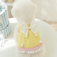 Straw cake dog small dog Teddy Bichon Bear style cake dres Cute Dog clothes small Dog Teddy Bichon B