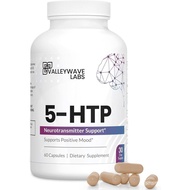 5-HTP - 200mg 5HTP Supplement (5-Hydroxytryptophan) to Support Mood Plus *, Stress Relief*, 60 Capsu