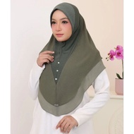 💥SAIZ XL/XXL💥 TUDUNG SARUNG CHIFFON 2 LAYER FABULOUS COLOURS / FBLUS CLURS INSTANT MURAH