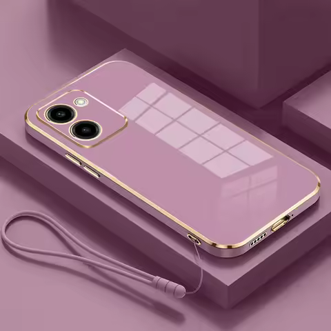 For vivo Y36 5G Case vivo Y36 Phone Case vivo y36 y36 5G Case VIVO V2247 Luxury Square Plating Shock