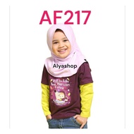 Afrakids AF217 T-Shirt " Robbio Zidni Ilma Warzuqni Fahma" Long