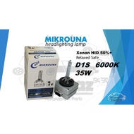 MIKROUNA D1S 6000K Xenon HID Headlight Lamp Bulb 35W