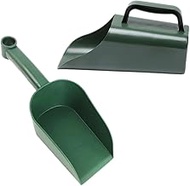 Gadpiparty 2 Pcs Plant Shovel Hand Garden Tools Flower Soil Scoop Gutter Scoop Small Gardening Tools Potting Soil Scoop Beach Sand Plastic Spoons Soil Scoop for Plants Guasha Bonsai Soil