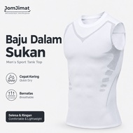 [JOM JIMAT] Men Compression Sleeveless Shirt Baju Dalaman Sukan Gym Tank Top Quick Dry