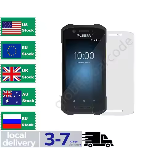 10PCS Glass Screen Protector for Zebra TC21 TC210K TC26 TC26AK TC26BK TC26CK TC26DK
