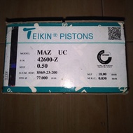 TEIKIN GENUINE PARTS PISTON SET 0.50 MAZDA VANTREND / MR90 D41023210 - SUKU CADANG MOBIL