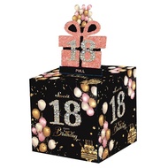 Paper Birthday Money Box Birthday Surprise 16th 18th 21st Cash Pull Gift Boxs Creative Happy Birthda
