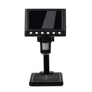 4.3ในกล้องจุลทรรศน์ดิจิตอล LCD กล้องจุลทรรศน์บัดกรี40-1000X สำหรับข้อผิดพลาดเหรียญ USB แว่นขยายไมโครกล้องจุลทรรศน์กับ8นำขาตั้งสูง