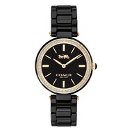 ของแท้!! พร้อมส่งในไทย!! Ladies' COACH Park Crystal Accent Black Ceramic Watch 14503453 (30MM)