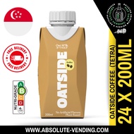 [SCREW CAP] OATSIDE Coffee Latte Edition Oat Milk 200ML X 24 (TETRA) - FREE DELIVERY within 3 working days! (New Stock)