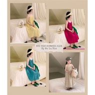 Baby maxi dress made of stone-embellished material, high-quality Queen Queen silk, soft and cool, 9-