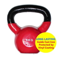 RCL 8KG Vinyl Coated Cast Iron Kettlebell KB7080 for Sport Gym Fitness Exercise Dumbbell Dumbell  We