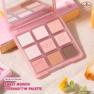 Bảng mắt Odbo Thailand Sweet Munch 9 ô phấn mịn lâu trôi - Minrie Cosmetic