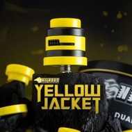 RDA NITROUS 22mm YELLOW JACKET Hybrid Single / Dual Coil BY KOKO SARANG X DAMN VAPE JKT997