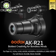 Godox AK-R21 Projection Attachment for Round Head Flash V1 V1Pro V100 AD100Pro AD200 (with H200R)