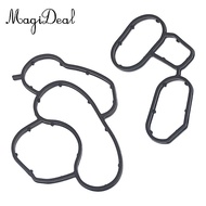 [MagiDeal] ABS Rubber Oil Filter Housing Seal Gasket Kit High Performance for BMW E46 E61 E81 E87 E9
