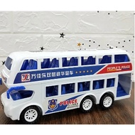 Police Drop Resistant Oversized Open Door Bus Toy For Kids