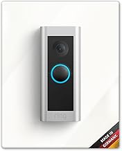 iSecur Faceplate Suitable for Ring Video Doorbell Acrylic White I Doorbell Pro 2 I Bell Sign I 140 x