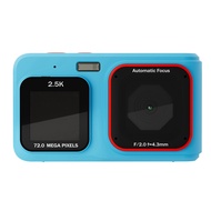 TECHCHIP-Kids Mini Digital Camera 2.5K HD 72MP Dual Screen High-Definition Pixel Camera 16X Zoom Mon