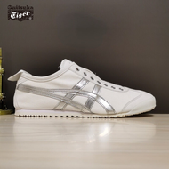 Original Onitsuka Tiger 100% 66 Men's and Women's Shoes Lovers Forrest Gump White Shoes Running Leather Casual Fashion Casual Sports Shoes