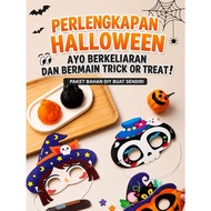 Halloween Flannel Bag DIY Candy Bag Halloween Candy Bag Halloween Mask/