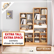 Little Carpenterr Wooden Cabinet Rak Buku Kabinet Bookshelf Rak Serbaguna Storage Rack Display Shelf Kayu Home Furniture