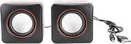 Zopsc MiniUSB Stereo 3.5mm Jack Wired Speaker, Compact and Lightweight, Portable Mini Sound System, 
