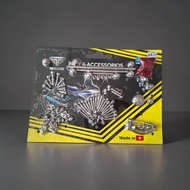 DIAMOND SALAYA - Full set of screws Ex10, Ex135 (4s), LC135 (4s) Salaya D3 Model (Free Temple Feathe