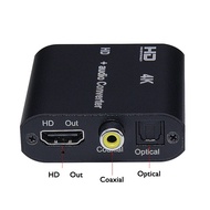 Audio Extractor 5.1ch With Arc Edid Hdmi-Compatible 1.4 4k 30hz Splitter To R/l Optical Coaxial For Hdtv Monitor