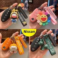 Nissan Key Cover Nissan Keychain ALMERA LEAF 370Z GTR LIVINA KICKS E-POWER TERRA PATROL NAVARA front