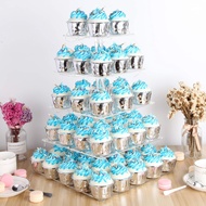 3/4/5/6/7 Tier Wedding Cake Stand Acrylic Cake Stand Cupcake Stand / Dessert Stand Dulang Hantaran K