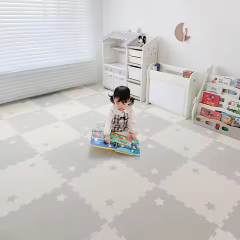 Baby PE Foam Play Mat 60x60x2CM Children's Puzzle Carpet In Children's Room Activities Mat For Baby 