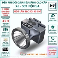 XJ 503 super bright head torch with long battery life of 40 hours continuously displays TYPE-C recha