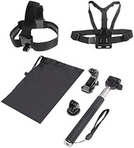 Handheld monopod fixture kit Liuwenjin ST-143 6 in 1 Chest Strap (Type B) + Head Strap (Type B) + Mo