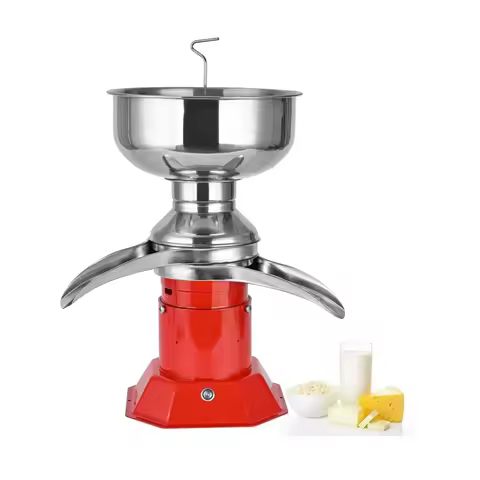 110v/220v Electric Milk Cream Centrifugal Separator Machine 50L/H Stainless Steel Milk Skimmer for G