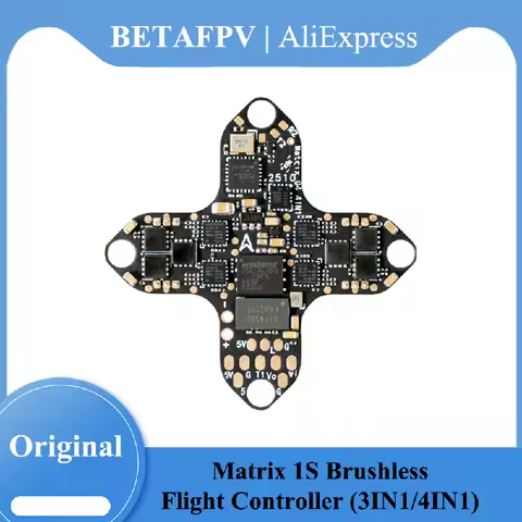 BETAFPV Matrix 1S Brushless Flight Controller (3IN1/4IN1) for Meteor75 Pro O4 Meteor65 Pro O4