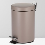 【KELA】簡約腳踏式垃圾桶(奶茶棕3L)  |  回收桶 廚餘桶 踩踏桶