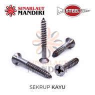 Wood Screw Wood Screw/ Wood Screw Steel (+) 2" x 9