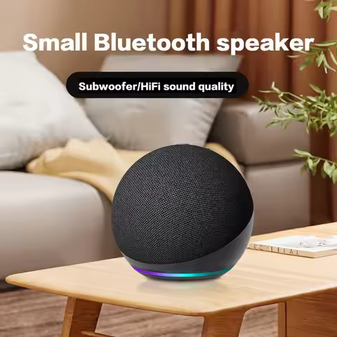 Alaxe Small Bluetooth Speaker Echo Dot 5Th Outdoor Wireless Bluetooth Generation Mini Rgb Speaker Ho