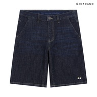 Giordano Mens Denim Short Pants ( Minions Collection ) 01105229001 กางเกงขาสั้นผู้ชาย