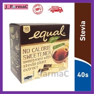 Equal Stevia Stick 40's