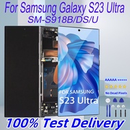 6.8 "Samsung Galaxy S23 Ultra 5G S918B S918B S918B screen S918 LCD with a framework digitalizer Ince